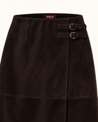 Valentina Suede Midi Skirt