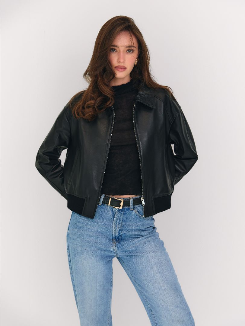 Intrecciato Collar Jacket