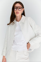 Intrecciato Off white jacket