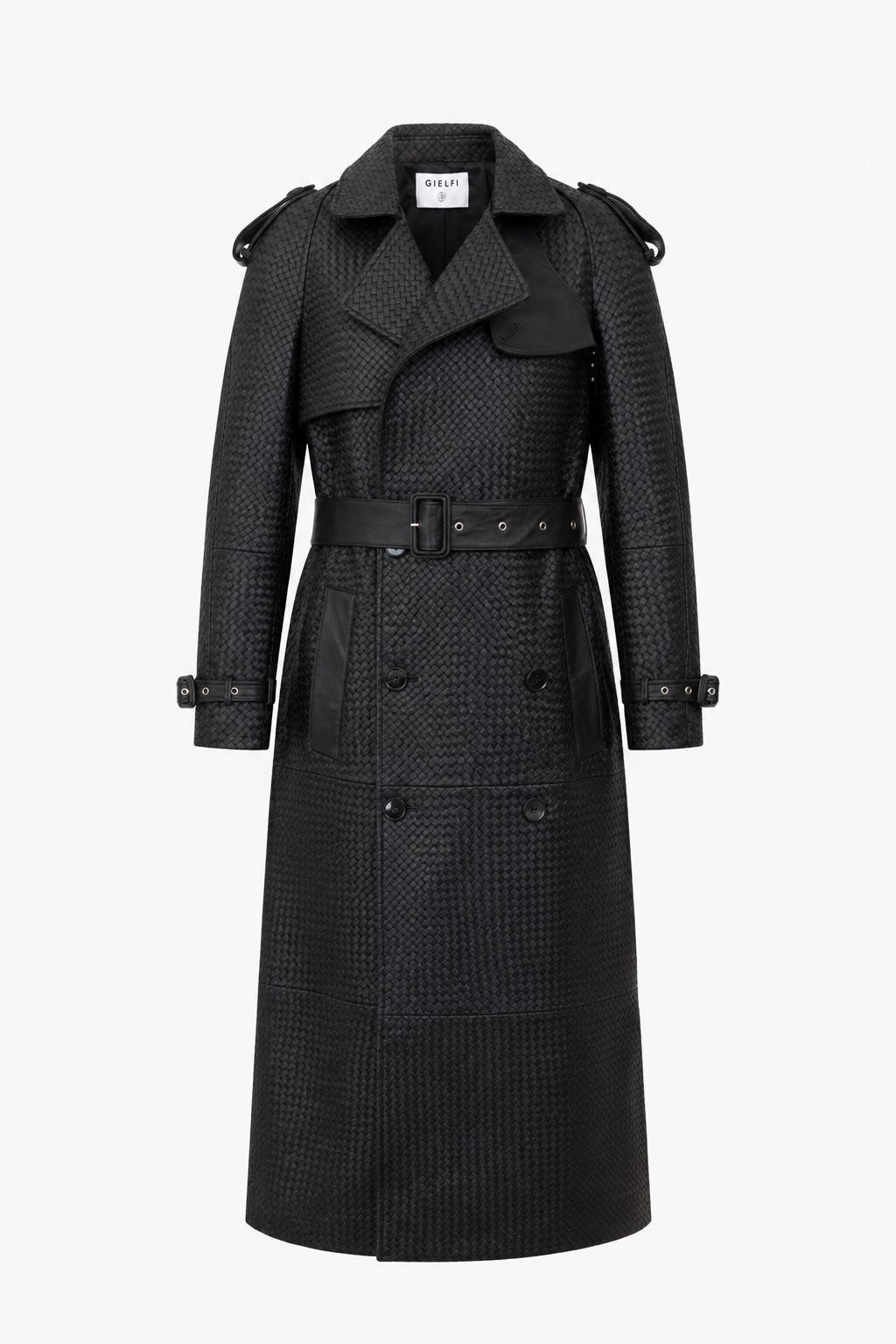 GIELFI Intrecciato Trench Coat